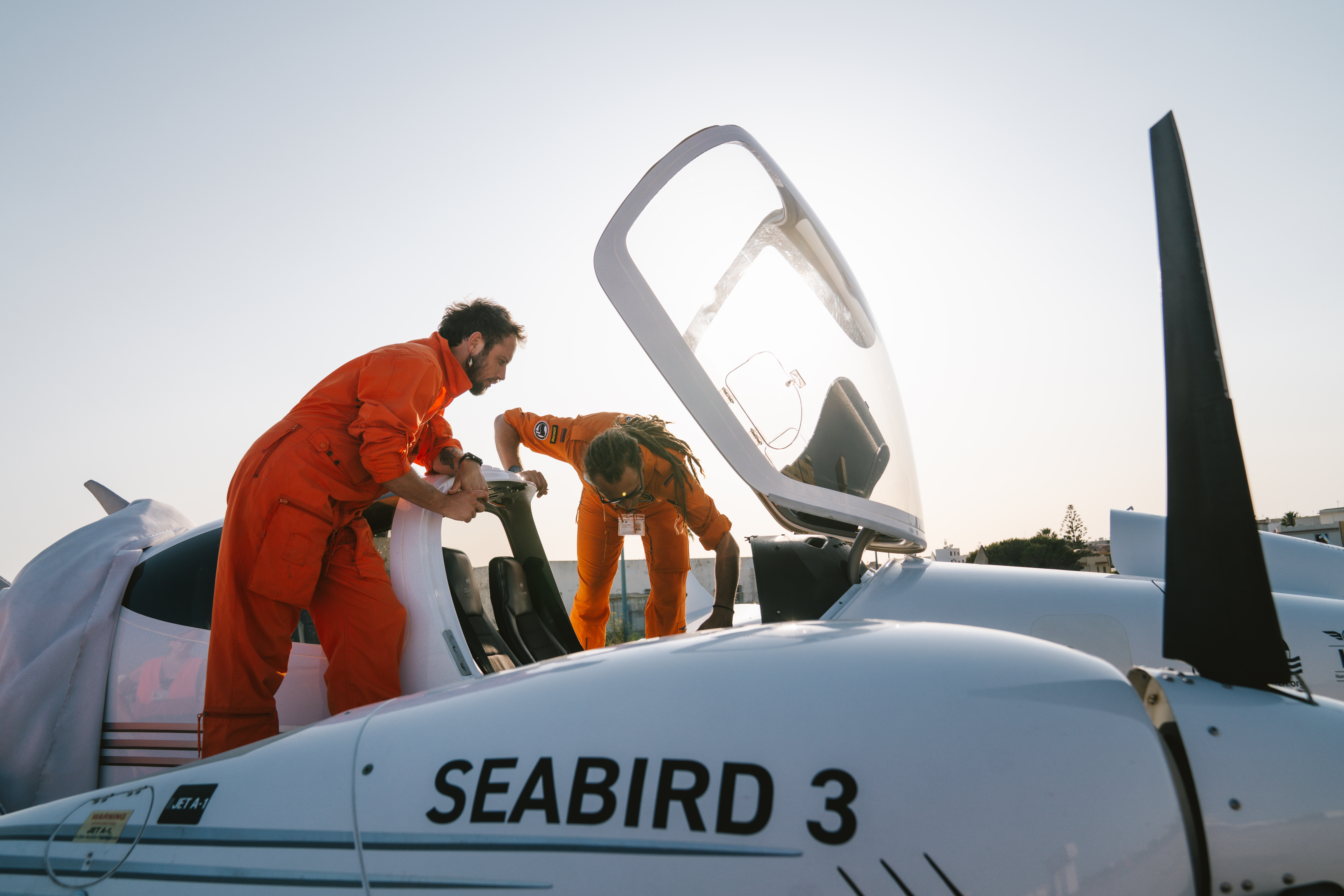 15. 6 Giugno 2025, Seabird 3, l’ultimo aereo da ricognizione della flotta di Sea-Watch, credit: Vic Harster / Sea-Watch