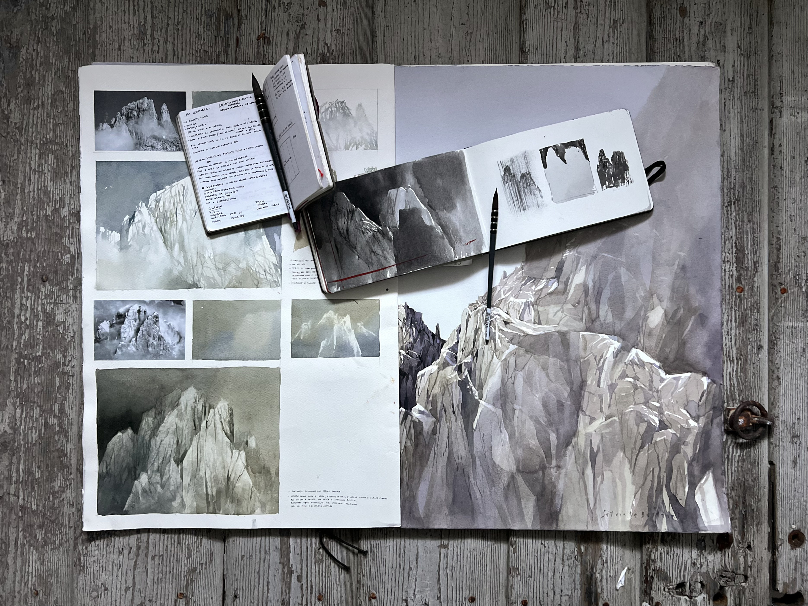 Silvia De Bastiani - Album con studi en plein air, per usi anche didattici 1