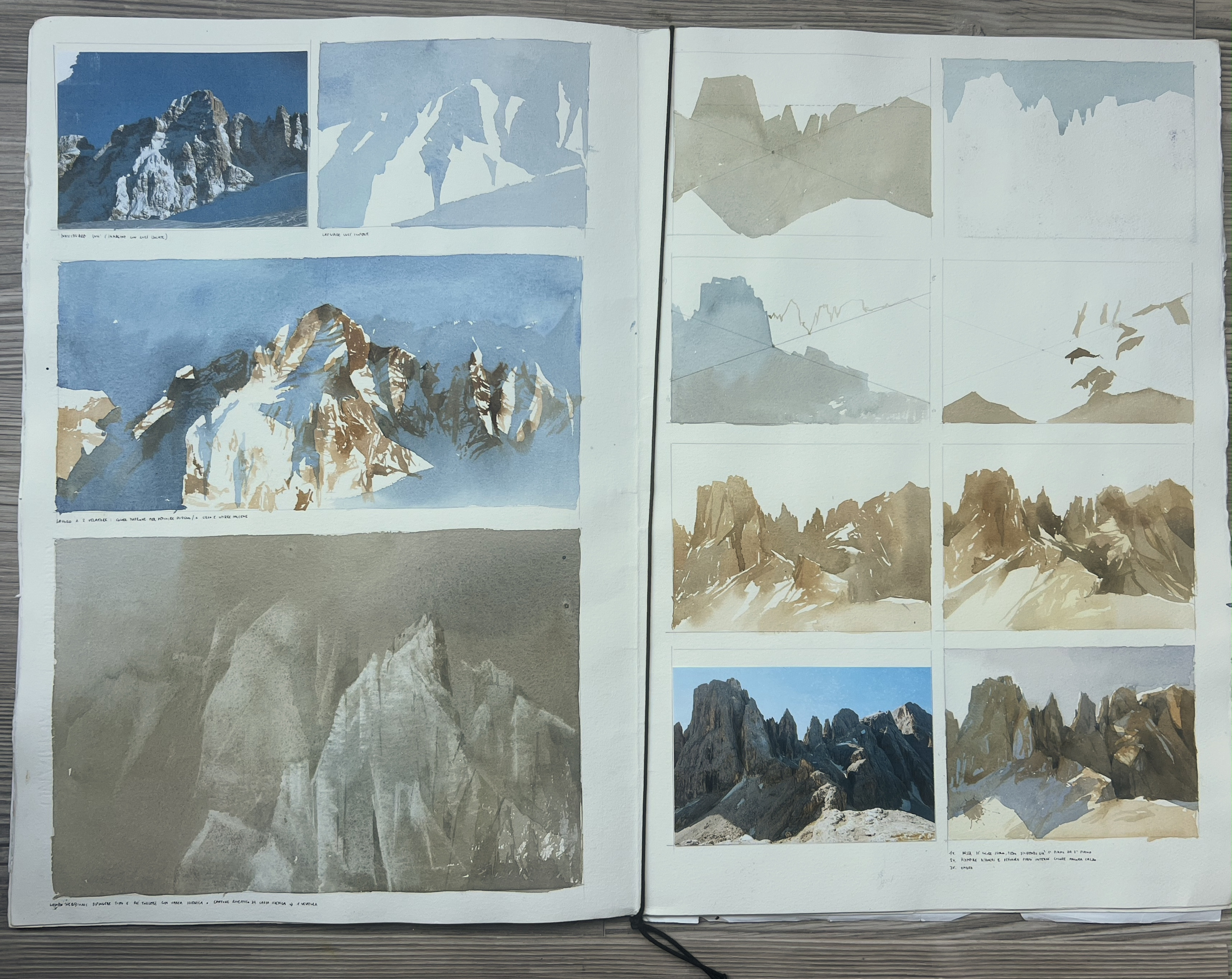 Silvia De Bastiani - Album con studi en plein air, per usi anche didattici 2